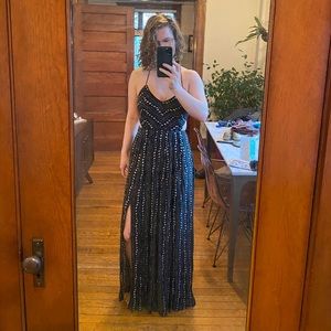 Urban Outfitters Ecote Safari Cut Out Maxi Dress M